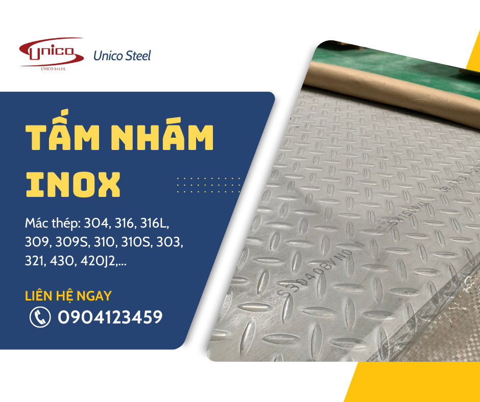 TẤM NHÁM INOX - Unico Steel